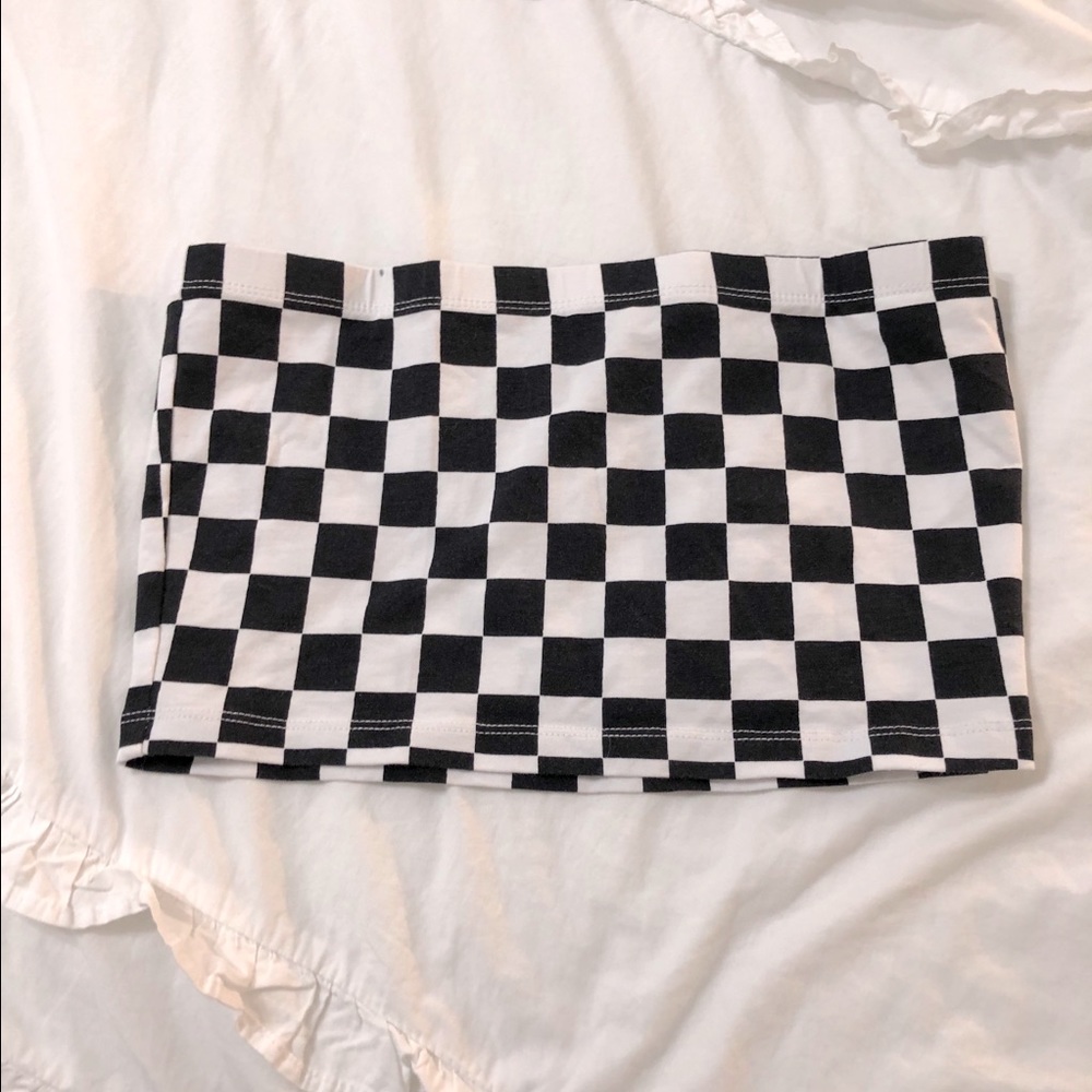 Checkered Tube Top!